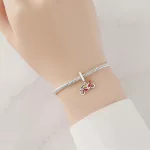 Motorbicikli ezüst függő charm