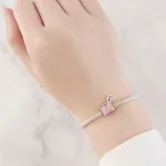 Színes bőrönd ezüst charm