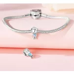 Kisfiú figura ezüst charm