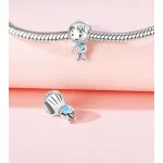 Kisfiú figura ezüst charm