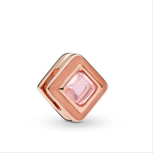 Geometrikus Rosegold ezüst klip charm Reflexions karkötőhöz