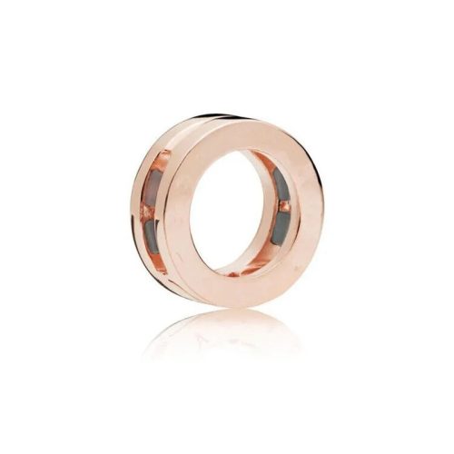 Kristálytiszta Elegancia rosegold színű ezüst Reflexions klip Karika