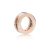 Kristálytiszta Elegancia rosegold színű ezüst Reflexions klip Karika