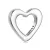 Szívből Jövő Ezüst Charm
