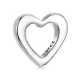 Szívből Jövő Ezüst Charm