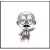Nagypapa charm – szemüveges, bajszos papa figura
