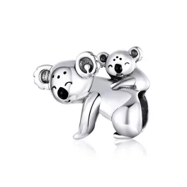 Koala Ölelés ezüst charm