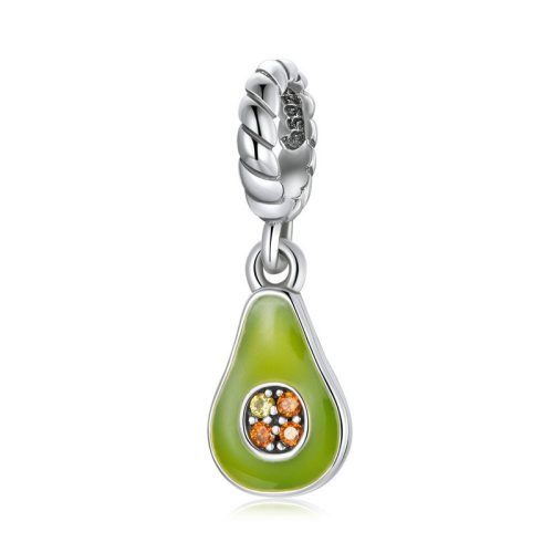 Avokado-ezust-fuggo-charm