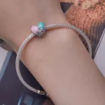 Tündérkirálynő Szíve ezüst charm