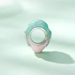 Tündérkirálynő Szíve ezüst charm