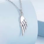 Ezüst nyaklánc angyalszárny medállal