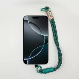 Óceánzöld Bohém - Telefon Csuklópánt