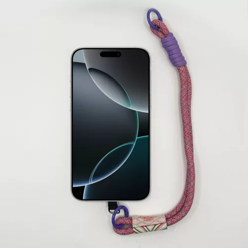 Hangaszín Lila Bohém - Telefon Csuklópánt