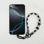 Tyúklábmintás - Klasszikus Telefon Csuklópánt Karabinerrel