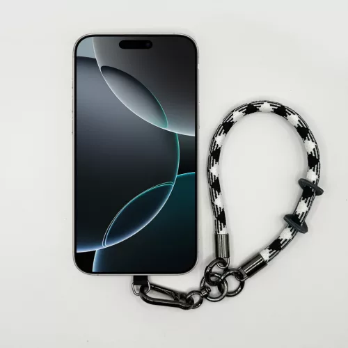 Tyúklábmintás - Klasszikus Telefon Csuklópánt Karabinerrel