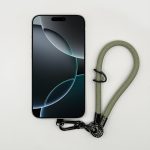 Egyszínű Zsályazöld - Karabineres Telefon Csuklópánt