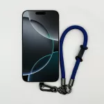 Egyszínű Királykék - Karabineres Telefon Csuklópánt