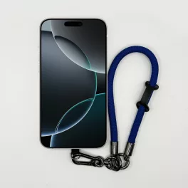 Egyszínű Királykék - Karabineres Telefon Csuklópánt