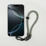 Szürke-Neon Mintás - Karabineres Telefon Csuklópánt