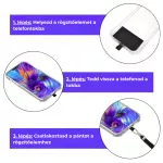 Fekete-Fehér Pöttyös - Karabineres Telefon Csuklópánt