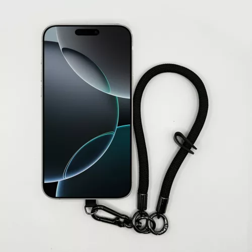 Egyszínű Lila - Karabineres Telefon Csuklópánt