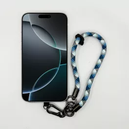 Kék Mozaik - Karabineres Telefon Csuklópánt