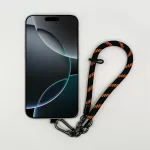 Fekete-Narancs Rombuszmintás - Karabineres Telefon Csuklópánt