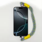 Levendula és Citrom Rövid Telefonpánt Csuklóra Lila Karikával