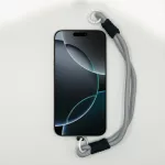 Világosszürke és Fekete Rövid Telefonpánt Csuklóra