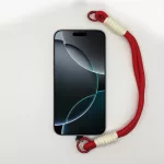 Piros és Krémfehér Rövid Telefonpánt Csuklóra