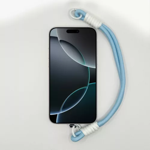 Babakék és Fehér Rövid Telefonpánt Csuklóra