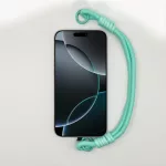 Egyszínű Mentazöld Fonott Rövid Telefonpánt Csuklóra