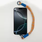 Narancs-Kék Mintás Rövid Telefonpánt Csuklóra