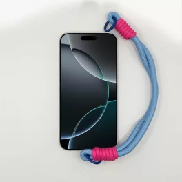 Égkék és Magenta Rövid Telefonpánt Csuklóra