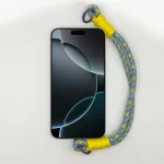 Levendula és Citrom Rövid Telefonpánt Csuklóra Lila Karikával