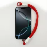 Piros és Fehér Rövid Telefonpánt Csuklóra