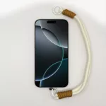 Krémfehér és Mustárszín Rövid Telefonpánt Csuklóra