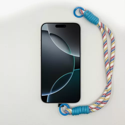 Tengerész Mintás Rövid Telefonpánt Csuklóra Kék Díszítéssel