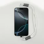 Hófehér és Szürke Rövid Telefonpánt Csuklóra