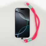 Korallpink és Mentazöld Rövid Telefonpánt Csuklóra