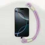 Orgonalila és Krémfehér Rövid Telefonpánt Csuklóra