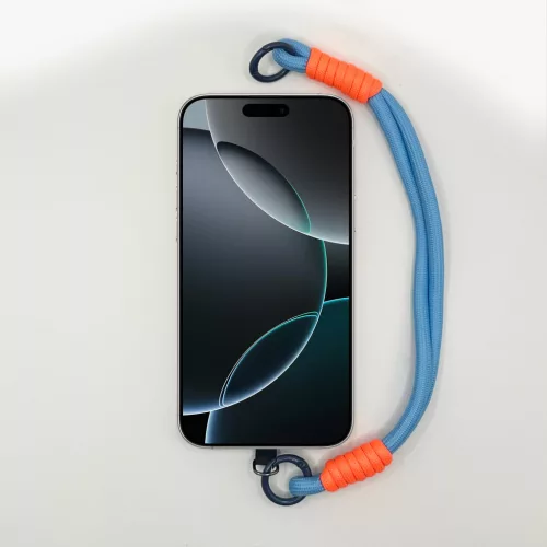 Égkék és Élénk Rózsaszín Rövid Telefonpánt Csuklóra