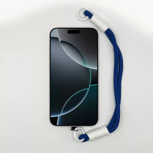 Kék fehét Rövid Telefonpánt Csuklóra