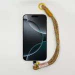 Mustárszínű Bohém - Telefon Csuklópánt