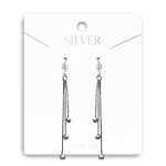 Bogyós Áthúzós Ezüst Fülbevaló