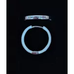 Beautiful feliratos karika ezüst fülbevaló