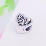 Ezust-sziv-charm-sarga-kis-szivekkel-