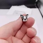 Francia-Bulldog-ezust-charm