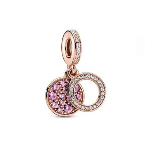 Fuggo-karikak-rosegold-szinu-ezust-charm