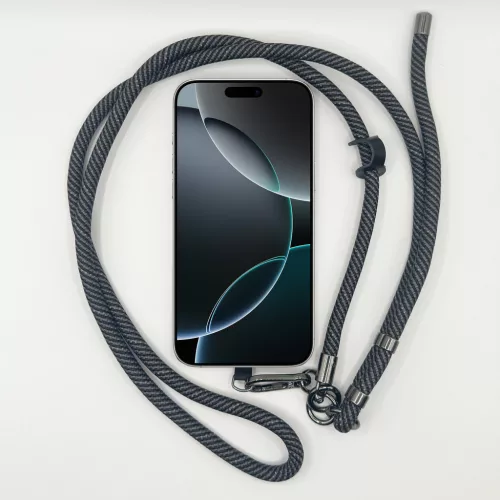 Karbonmintás Fekete - Univerzális Hosszú Telefonpánt